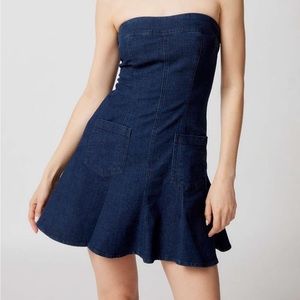 Free People BDG denim dress NWT